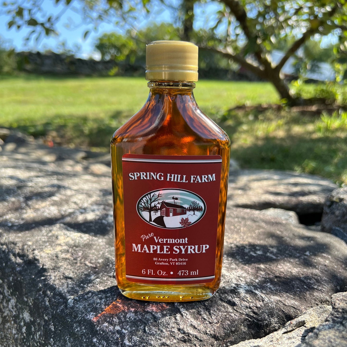 Pure Vermont Maple Syrup - Flask, 6.75 oz, Amber